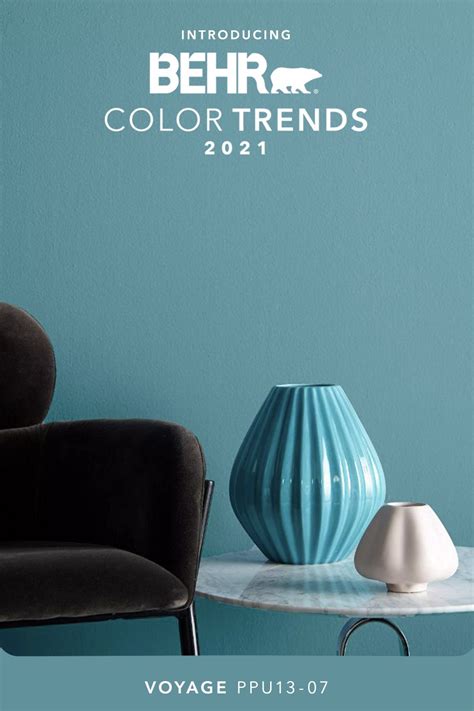 Voyage Ppu13 07 Behr® Color Trends 2021 Palette Behr Colors Behr