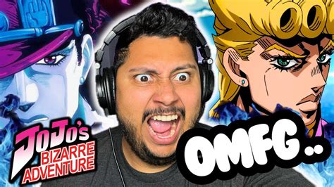 Raver Reacts To JOJOs BIZARRE ADVENTURE Openings 1 12 For THE FIRST