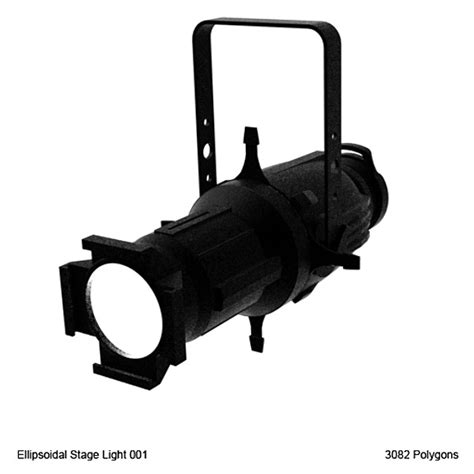 3d ellipsoidal stage light