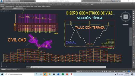 Civilcad Dise Ogeom Trico De Carreteras Talud Terrazas Bermas