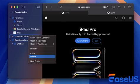 How To Delete Bookmarks On Mac Chrome Safari Firefox