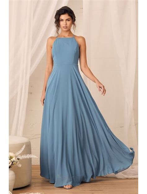 Buy Lulus Mythical Kind Of Love Slate Blue Maxi Dress Online Topofstyle