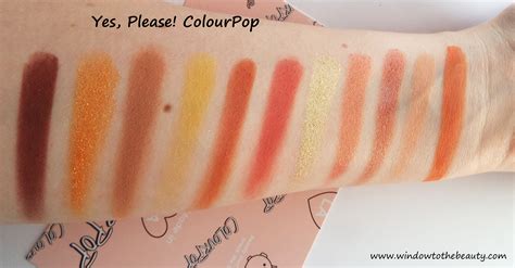 Yes Please Colour Pop Swatches Colorpop Swatches Colour Pop Cosmetics