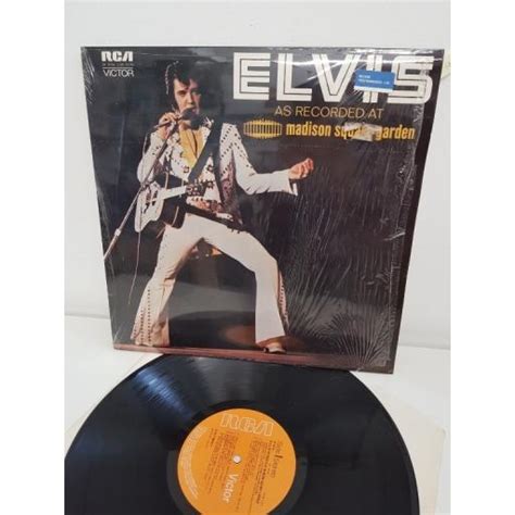 Elvis Presley Elvis As Recorded At Madison Square Garden Sf8296 Sku 18521