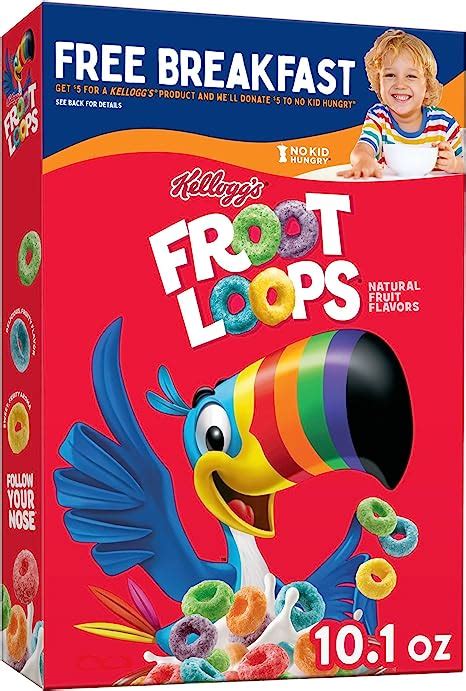 Kelloggs Froot Loops Sweetened Multi Grain Cereal 286g Buy Online At