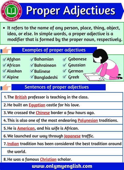 Proper Adjectives Definition Examples And List Onlymyenglish Adjectives Adjectives