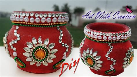 Diy Kalash Decoration Ideas Decorated Matki For Bal Gopal