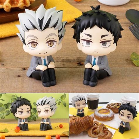 Set Of 2 With Bonus LookUp Rukappu Figure Akaashi Keiji Kotaro