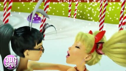 3DGSPOT XXXmas Bimbo Dancers Shake Their Big Tits 3D ANIMATION