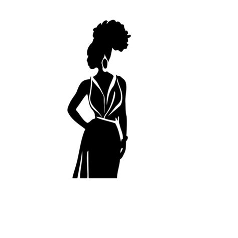 Pretty Woman Clip Art Svg Clipart Printable Beautiful Black Inspire