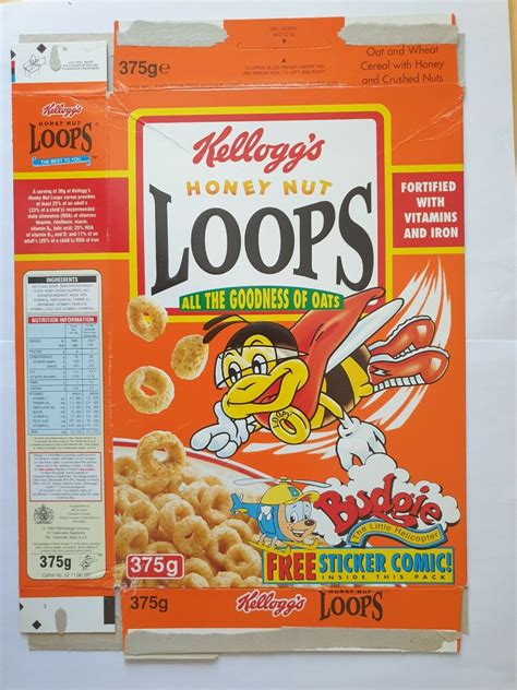 UK Kellogg S Honey Nut Loops NEW Single Portion Cereal Box 49 OFF