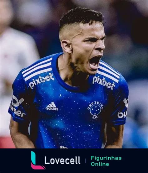 Figurinha Jogador Do Cruzeiro Comemorando Para Whatsapp Lovecell