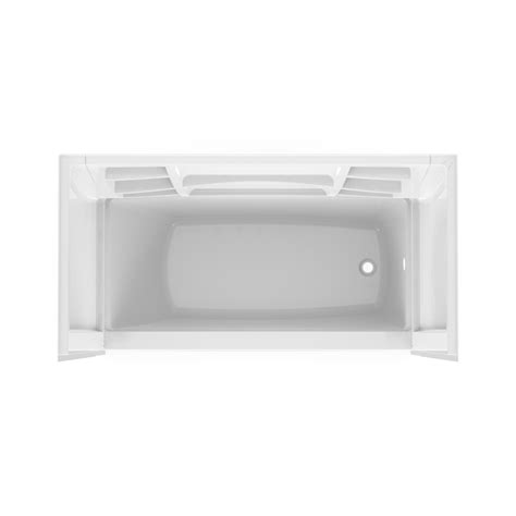 Interflo 6030 Acrylic Alcove Five-piece Tub Shower in White with Right