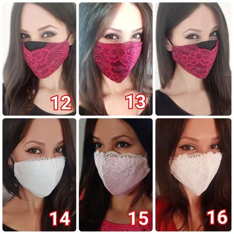 Designer Face Mask Lace Face Mask Cotton Face Mask Face Etsy