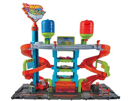 Lava rápido de Brinquedo Hot Wheels City Lava rápido Mega Torre Mattel