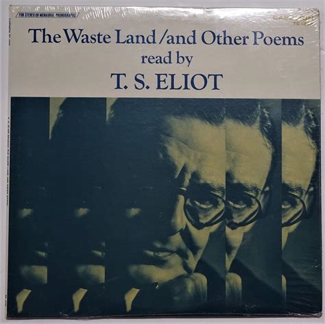 The Waste Land And Other Poems Read By T S Eliot By Eliot T S