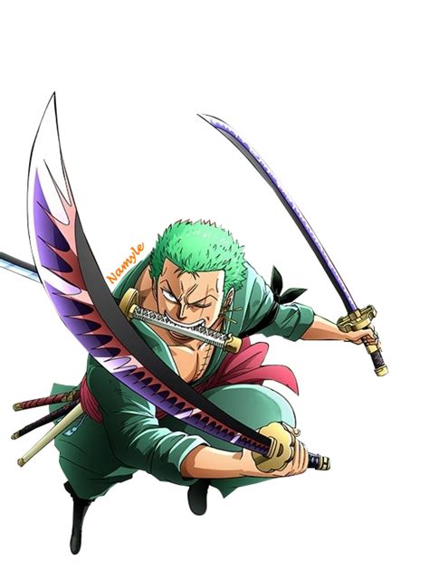 Roronoa Zoro Render 4 By Namyle On DeviantArt Anime Drawings One