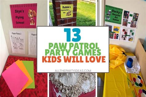 13 FUN Paw Patrol Party Games [Easy Setup]