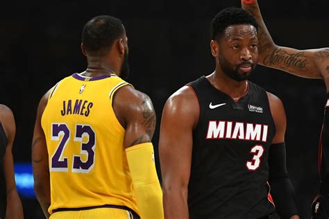 Lakers Vs Heat Final Score Lebron James Outduels Dwyane Wade In The