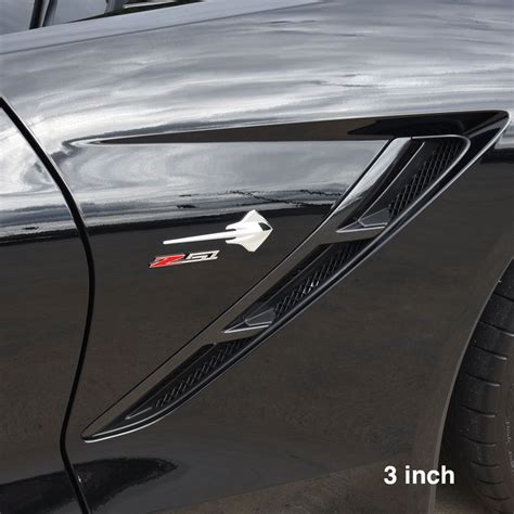 C7 Corvette Billet Aluminum Chrome Plated Z51 Emblem