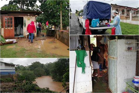 R O Caimito De La Chorrera Se Desborda Y Afecta Casas Panam En