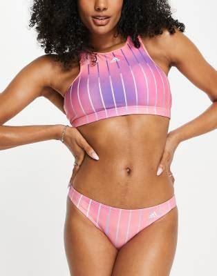 Adidas Swim Melbourne Tie Dye Bikini In Pink ASOS