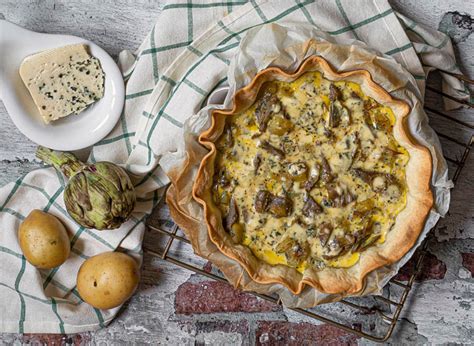 Torta Salata Con Carciofi Patate E Gorgonzola Ricca E Gustosa