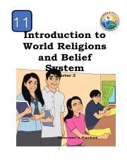 Iwrbs Module Week Hinduism Regalado Pdf Introduction To