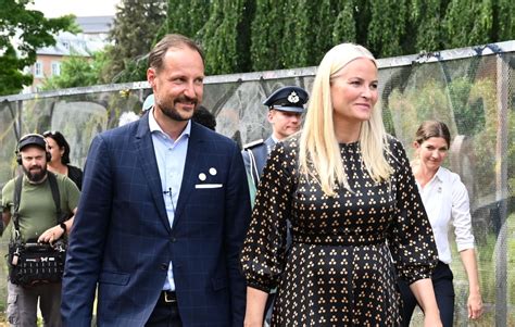 Crown Prince Haakon And Crown Princess Mette Marit Attend Concert In