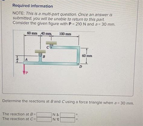 Solved Required Information NOTE This Is A Multi Part Chegg