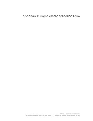 Fillable Online Api Ecan Govt Appendix Completed Application Form