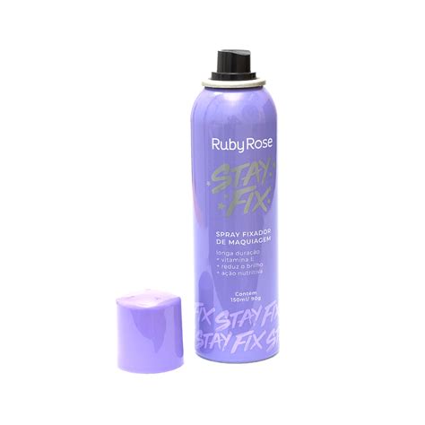 Fixador Spray De Maquiagem Stay Fix 150ml Ruby Rose Celia Junior