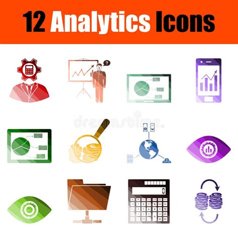 Grupo Do Cone Da Anal Tica Ilustra O Do Vetor Ilustra O De Engrenagem Laptop