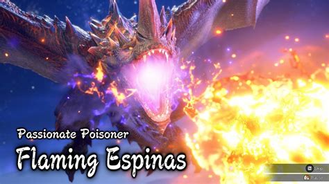 Monster Hunter Rise Sunbreak Flaming Espinas First Attempt Title Update