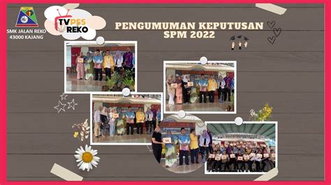 PENGUMUMAN KEPUTUSAN SPM 2022 YouTube