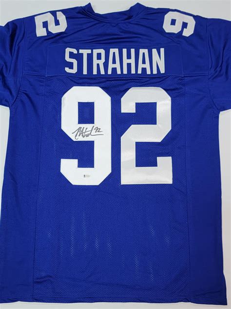 Charitybuzz: Michael Strahan Hand-Signed New York Giants Jersey