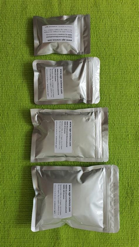 NMN Pulver 250 Gramm Nicotinamid Mononukleotid über 99% Reinheit