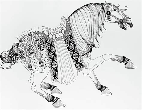 War Horse Drawing at PaintingValley.com | Explore collection of War ...