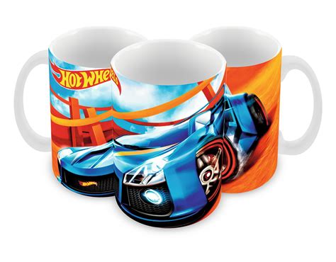 Caneca Polímero Hot Wheels Personalizada Elo7