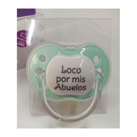 Chupetes personalizados para bebé con la frase que tu elijas.