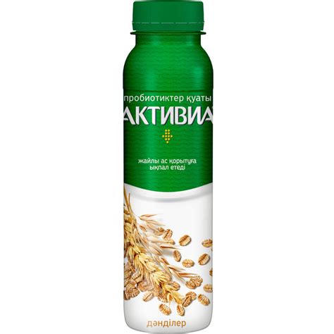 Питьевой йогурт Активиа со злаками