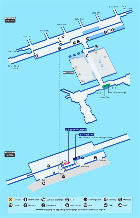 Printable Map Of Houston Airport