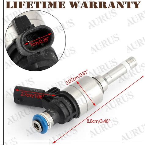 4 OEM Aurus New Fuel Injectors for 2013 14 2015 Audi A6 Quattro 2.0L ...