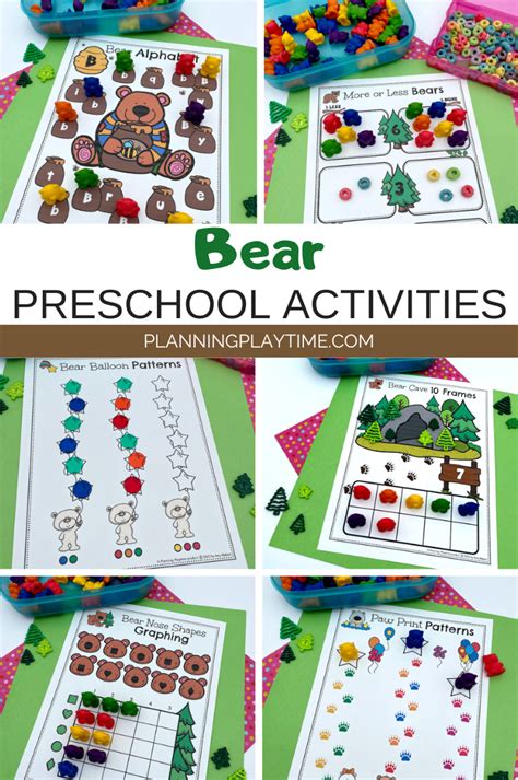 Bear Activities for Preschool - Planning Playtime