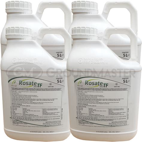 Rosate 360 TF 4 X 5 Litre Strong Glyphosate Professional Garden