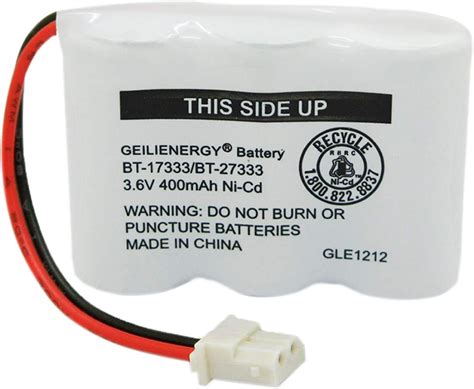 Geilienergy V Mah Battery Compatible With Vtech Bt Bt