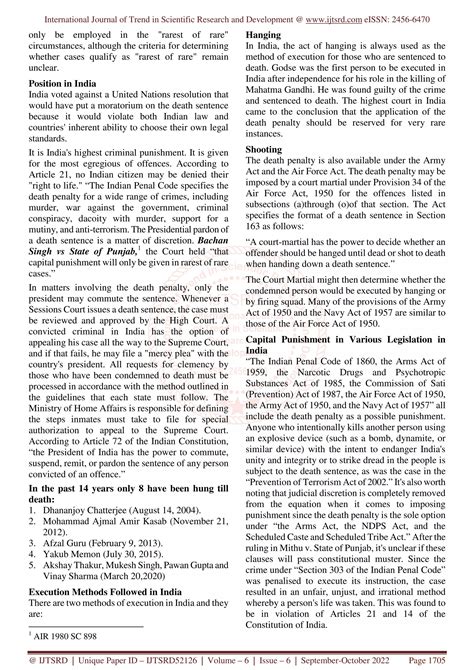 Capital Punishment Law and Ethics | PDF