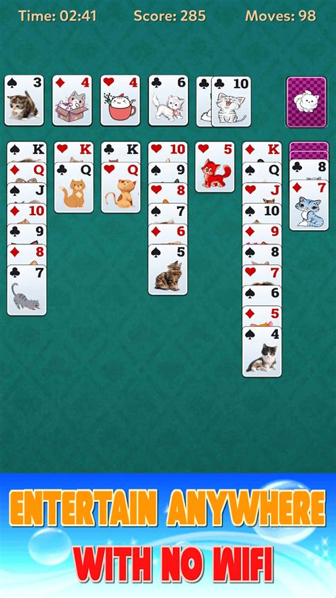 Solitaire Cat Classic Solitaire Games For Kindle Fire Free To Play Offline Without Wifi App On