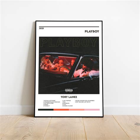 Tory Lanez Playboy Album Cover Print Poster Minimalist Album Cover