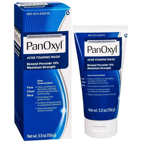 Panoxyl Acne Foaming Face Wash Benzoyl Peroxide 10 Nepal Ubuy